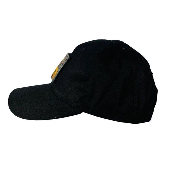 IV8888 Military Patch Hat Tank / Plane Plaine Black / Multicolor Adjustable - Picture 2 of 7